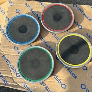 SET of 4 Rock Band Rockband Harmonix Drum Pads XBOX 360  Blue,Yellow,Green,&Red